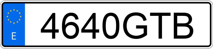 Numer rejestracyjny 4640GTB posiada RENAULT MEGANE Numer rejestracyjny 4640GTB posiada RENAULT MEGANE