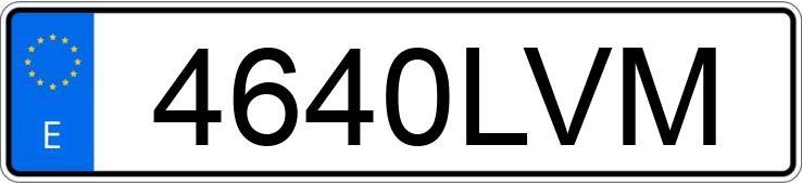 Numer rejestracyjny 4640LVM posiada KIA SPORTAGE