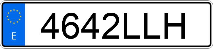Numer rejestracyjny 4642LLH posiada KIA CEED