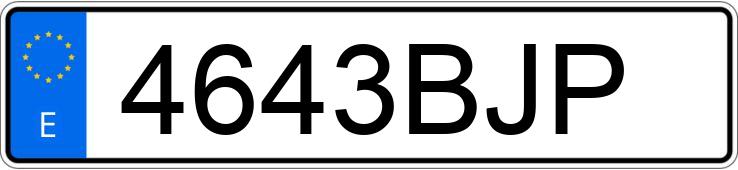 Numer rejestracyjny 4643BJP posiada FORD TRANSIT Numer rejestracyjny 4643BJP posiada FORD TRANSIT