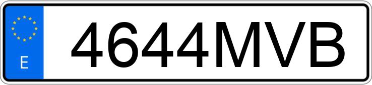 Numer rejestracyjny 4644MVB posiada AUDI S4 Numer rejestracyjny 4644MVB posiada AUDI S4