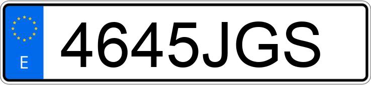 Numer rejestracyjny 4645JGS posiada AUDI A4 Numer rejestracyjny 4645JGS posiada AUDI A4