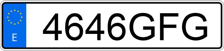 Numer rejestracyjny 4646GFG posiada SEAT LEON Numer rejestracyjny 4646GFG posiada SEAT LEON