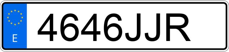 Numer rejestracyjny 4646JJR posiada PEUGEOT 308