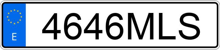 Numer rejestracyjny 4646MLS posiada SEAT LEON Numer rejestracyjny 4646MLS posiada SEAT LEON