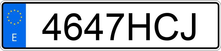 Numer rejestracyjny 4647HCJ posiada SUZUKI ALTO