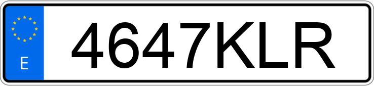 Numer rejestracyjny 4647KLR posiada OPEL MOVANO Numer rejestracyjny 4647KLR posiada OPEL MOVANO