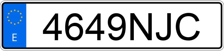 Numer rejestracyjny 4649NJC posiada AUDI A5