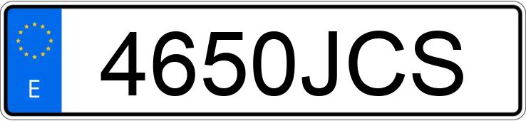 Numer rejestracyjny 4650JCS posiada PIAGGIO LIBERTY 125