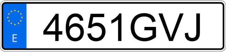 Numer rejestracyjny 4651GVJ posiada HONDA JAZZ