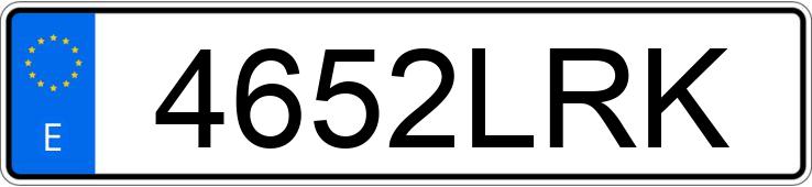 Numer rejestracyjny 4652LRK posiada PEUGEOT 208