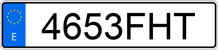 Numer rejestracyjny 4653FHT posiada FORD C-MAX