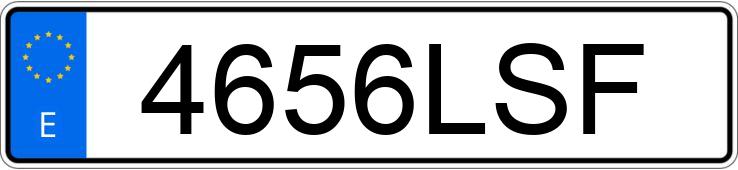 Numer rejestracyjny 4656LSF posiada TOYOTA SUPRA Numer rejestracyjny 4656LSF posiada TOYOTA SUPRA