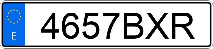 Numer rejestracyjny 4657BXR posiada MERCEDES E (211)