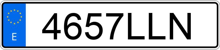 Numer rejestracyjny 4657LLN posiada MERCEDES GLA (247)