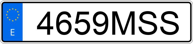 Numer rejestracyjny 4659MSS posiada KIA PICANTO