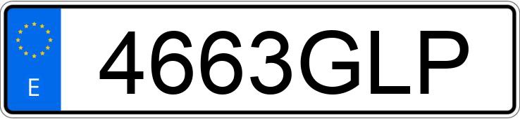 Numer rejestracyjny 4663GLP posiada TOYOTA COROLLA