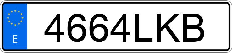 Numer rejestracyjny 4664LKB posiada DACIA DUSTER