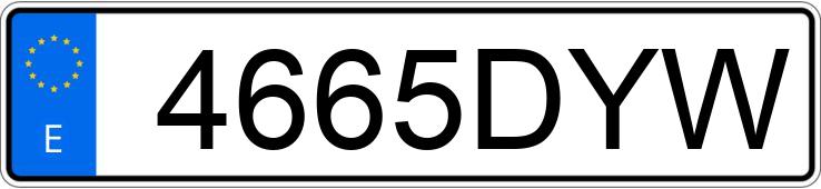 Numer rejestracyjny 4665DYW posiada FORD FOCUS