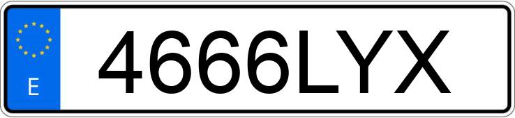 Numer rejestracyjny 4666LYX posiada MERCEDES CLA (118)