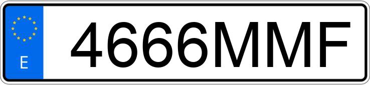 Registreringsnummer4666MMF har MG ZS