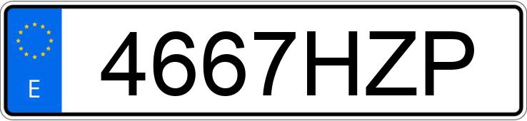 Numer rejestracyjny 4667HZP posiada SEAT LEON