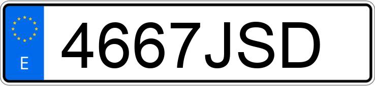 Numer rejestracyjny 4667JSD posiada HYUNDAI TUCSON