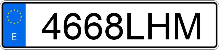 Numer rejestracyjny 4668LHM posiada TOYOTA AVENSIS Numer rejestracyjny 4668LHM posiada TOYOTA AVENSIS