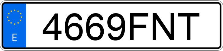 Numer rejestracyjny 4669FNT posiada MINI MINI