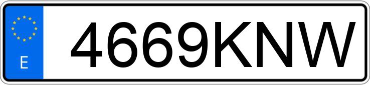 Numer rejestracyjny 4669KNW posiada ABARTH 595 Numer rejestracyjny 4669KNW posiada ABARTH 595