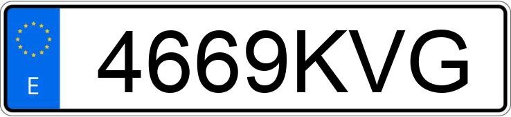 Numer rejestracyjny 4669KVG posiada DAF XF 480 FA Numer rejestracyjny 4669KVG posiada DAF XF 480 FA