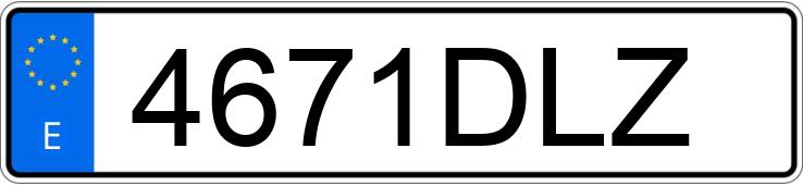 Numer rejestracyjny 4671DLZ posiada BMW SERIE 3