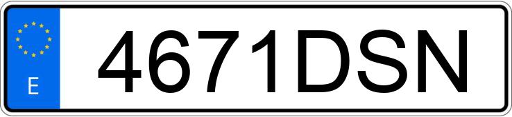 Numer rejestracyjny 4671DSN posiada OPEL ASTRA GTC