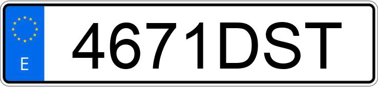 Numer rejestracyjny 4671DST posiada HYUNDAI GETZ