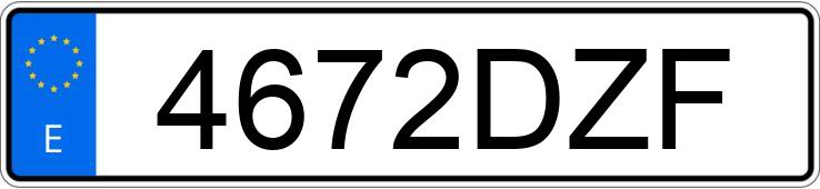 Numer rejestracyjny 4672DZF posiada MERCEDES M (163-164)