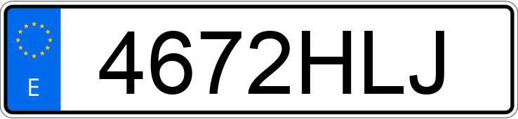 Numer rejestracyjny 4672HLJ posiada SEAT LEON Numer rejestracyjny 4672HLJ posiada SEAT LEON