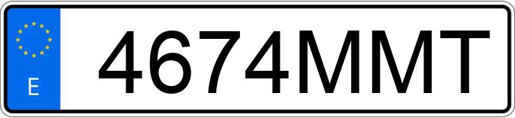 Numer rejestracyjny 4674MMT posiada CUPRA LEON