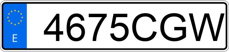 Numer rejestracyjny 4675CGW posiada MAZDA MAZDA6 SPORTIVE CRTD 2.0 SW Numer rejestracyjny 4675CGW posiada MAZDA MAZDA6 SPORTIVE CRTD 2.0 SW