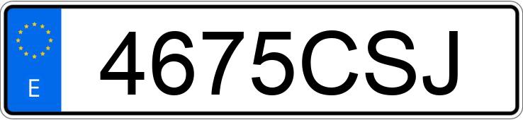 Numer rejestracyjny 4675CSJ posiada SKODA FABIA