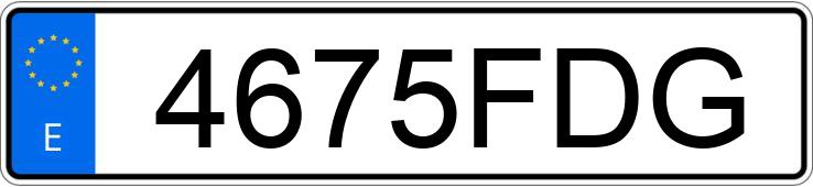 Numer rejestracyjny 4675FDG posiada OPEL TIGRA