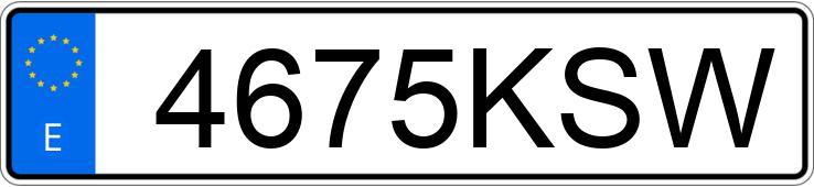 Numer rejestracyjny 4675KSW posiada AUDI A5 Numer rejestracyjny 4675KSW posiada AUDI A5