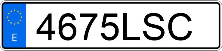 Numer rejestracyjny 4675LSC posiada VOLKSWAGEN GOLF Numer rejestracyjny 4675LSC posiada VOLKSWAGEN GOLF