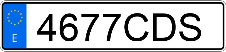 Numer rejestracyjny 4677CDS posiada FORD TRANSIT Numer rejestracyjny 4677CDS posiada FORD TRANSIT