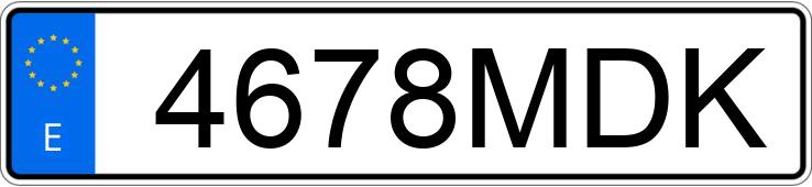 Numer rejestracyjny 4678MDK posiada PEUGEOT 5008