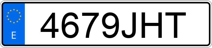 Numer rejestracyjny 4679JHT posiada KIA CEED