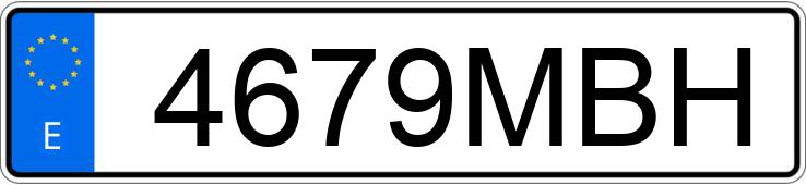 Numer rejestracyjny 4679MBH posiada MERCEDES GLA (247)