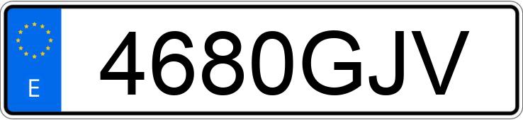 Numer rejestracyjny 4680GJV posiada CHRYSLER 300 C