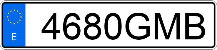Numer rejestracyjny 4680GMB posiada FORD RANGER