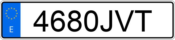 Numer rejestracyjny 4680JVT posiada RENAULT CLIO