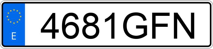 Numer rejestracyjny 4681GFN posiada RENAULT KOLEOS